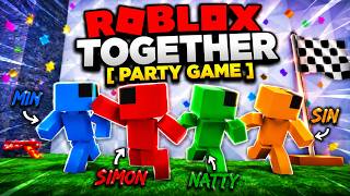 Simon, Natty, Sin & Min Playing Together [Party game] on Roblox