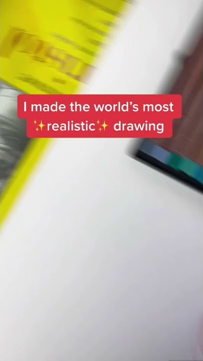 World's Most Realistic Drawing #shorts