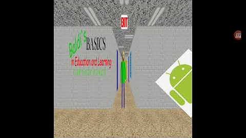 BALDI BASICS ANDROID!!! 1.4.2