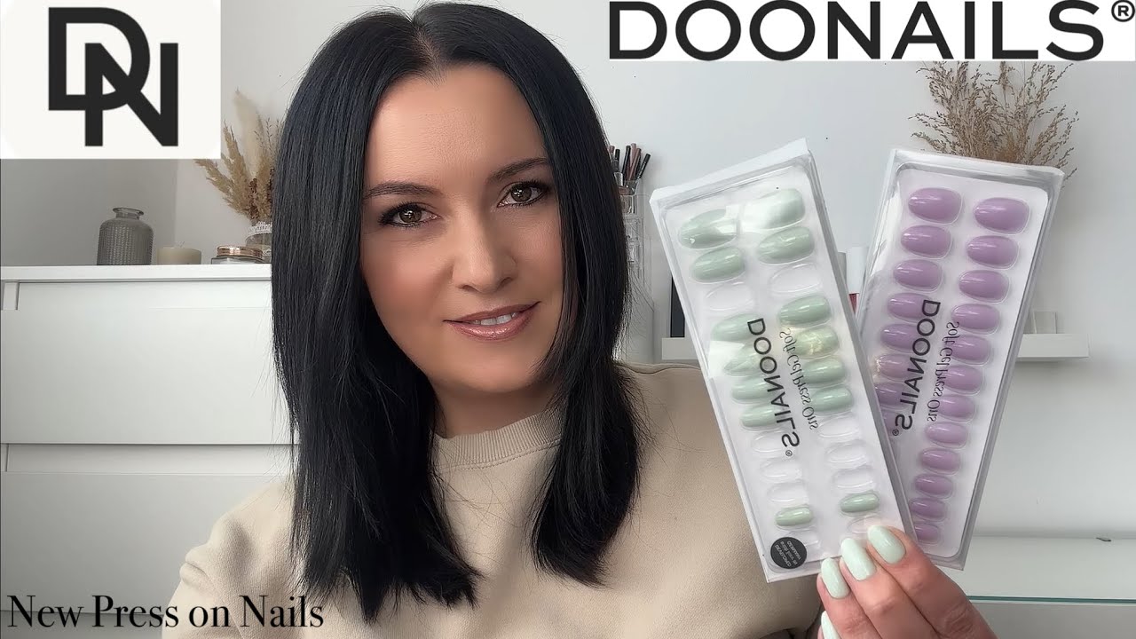 New Doonails Soft Gel Press ons anbringen | Gel Strips entfernen | Rabatt Code | Desi