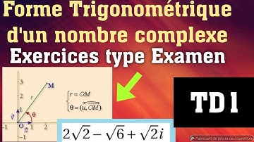 Nombres complexes:  Forme Trigonométrique d