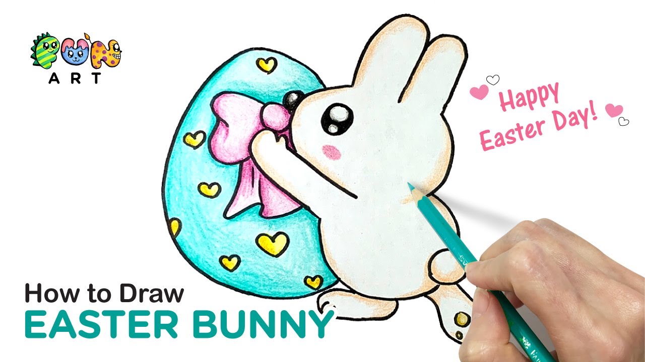 Free Happy Easter Drawing  Download in Illustrator PSD EPS SVG JPG  PNG  Templatenet