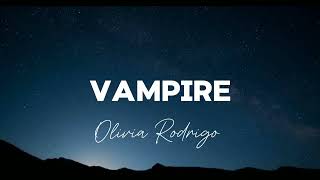 Olivia Rodrigo - Vampire lyrics