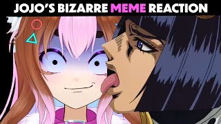 Reacting to JOJO's BIZARRE ADVENTURE MEME | Blind Reaction