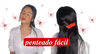 penteado simples usando bico de pato / adulto #penteados #videos #penteados