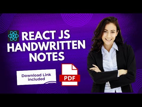 Free Handwritten React.js Notes for Beginners | Download Now! - YouTube