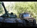 ТАНК Т-72 , НИВЫ, Мега-УАЗ OFF ROAD на ТАНКОВОЙ ДОРОГЕ (фильм)