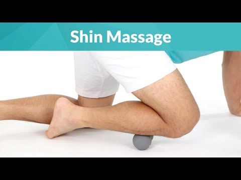 Como para massagear seus Shin