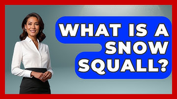 What Is A Snow Squall? - Weather Watchdog