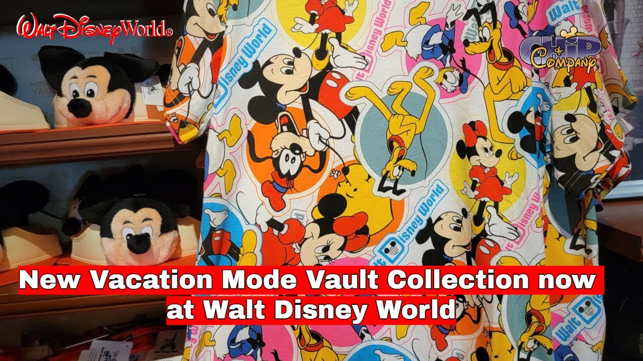 New Vacation Mode Vault Collection now at Walt Disney World