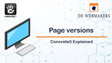 Page versions | Concrete5 Explained