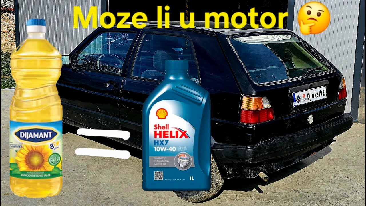 Testovi sa Cvajom - Jestivo (suncokretovo) ulje u ulozi motornog 😉