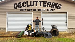 Ideas to Improve and Declutter Your Workspace || Decluttering and Downsizing the garage