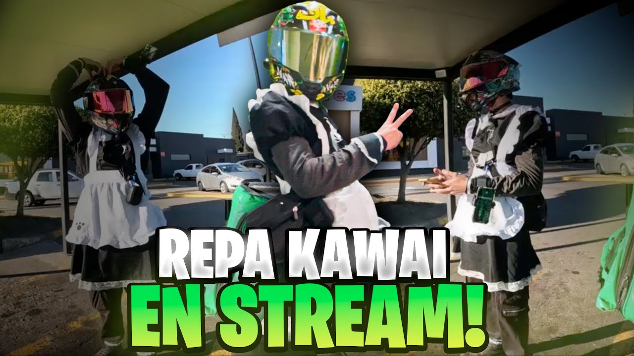 Repartiendo en traje de MAID🧹 MOTOVLOG / OBSERVACIONES DIARIAS. 🛵