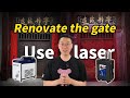Use Laser Cleaning Machine to Repair the Dilapidated Gate - ZAC Laser