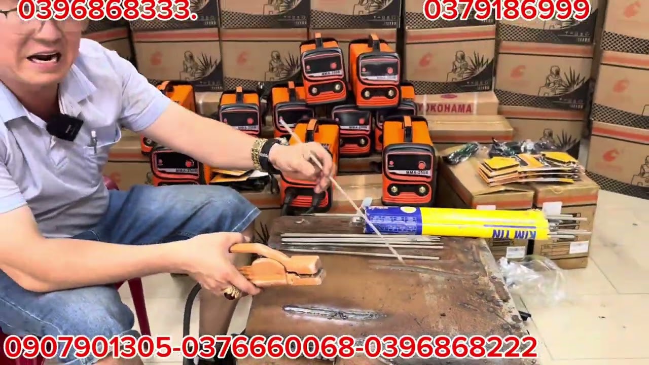 🔴🔴🔴🔴🔴 máy Hàn que MMA250B công nghệ mới 2025 chuyên 3,2ly thanh lý 850k