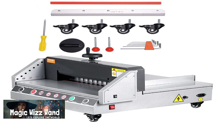 VEVOR Electric Paper Cutter 13" 330.2mm Cutting Width 1.57" 40mm Cutting Thickness