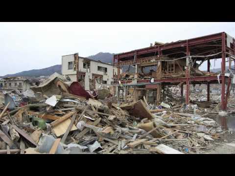 東日本大震災被災地写真レポート（大船渡市：字幕あり）
