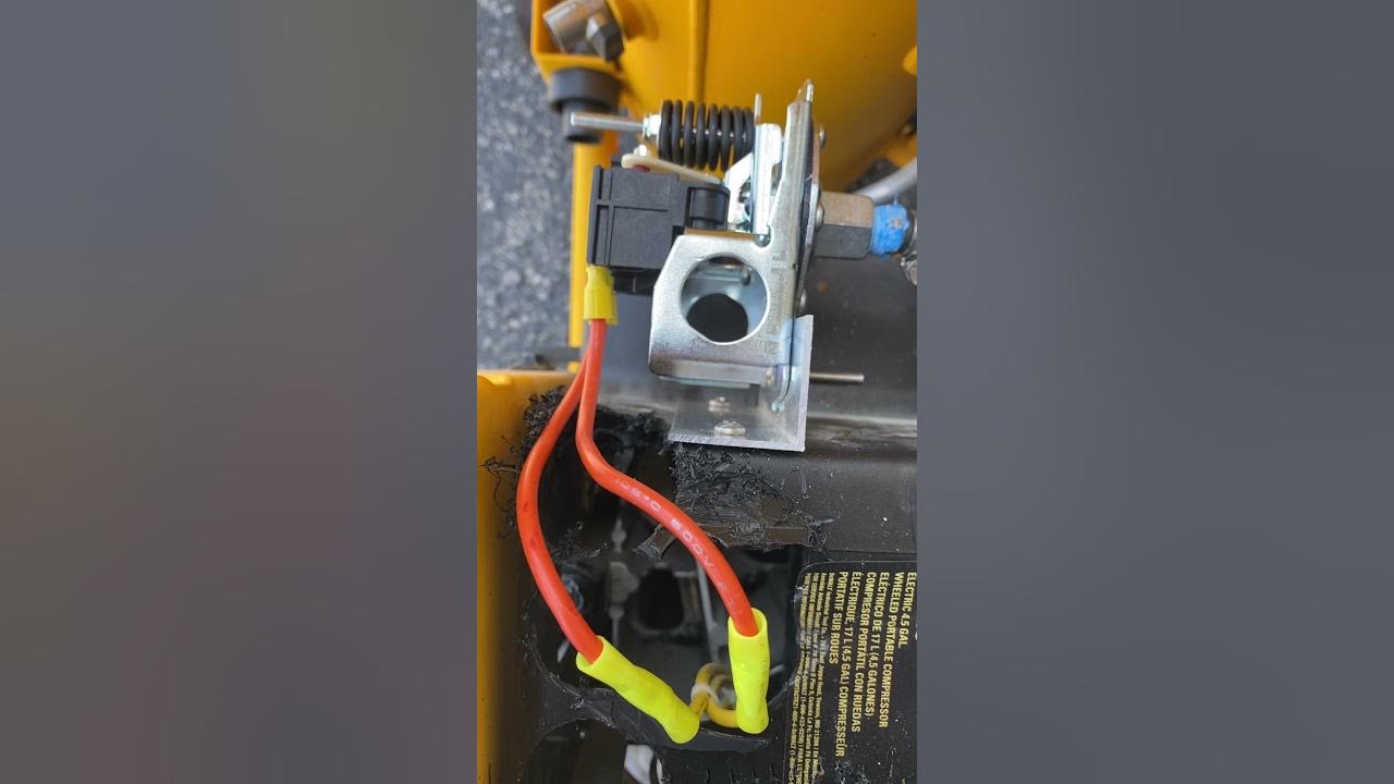 Dewalt D55146 compressor pressure switch replacement - YouTube