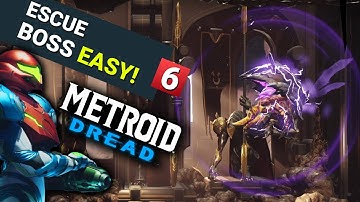 Metroid Dread - Sixth Boss EASY! Escue Boss Fight Guide (NEW)