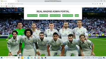 football club website project