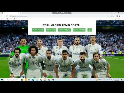 football club website project