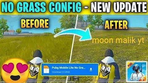 Pubg mobile lite Remove grass