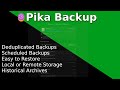Pika backup an open source linux backup solution that rivals the ease of time machine