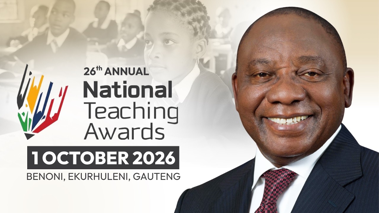 President Cyril Ramaphosa delivers a Keynote address at the 26th National Teaching Awards Ceremony