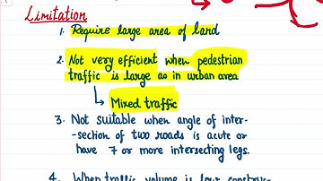 Rotary Intersection | Theory & Design steps | Traffic Engineering