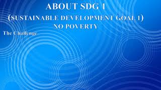 SDG 1l NO POVERTY l FULL EXPLANATION