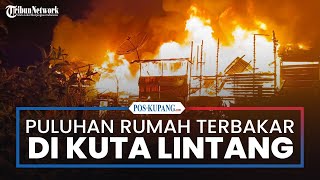 Gayo Lues Berduka Lagi, Puluhan Rumah di Kuta Lintang Terbakar, Korban Mengungsi