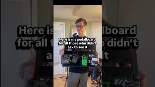 My pedal board #guitarpedals #pedalboard #guitartone #guitarist #bandlife #fuzzpedal #effectpedal