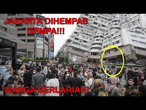 Gempa Hebat Jakarta Banten Baru Saja!! 4 Februari 2022 Warga Berlarian