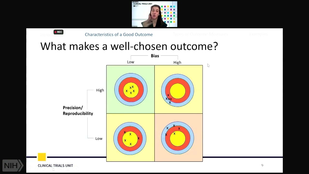 Statistics Lecture Series: Outcome Measures