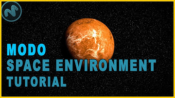 How To Create A Space Environment In Modo - 3D Tutorial