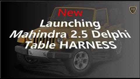 Rg bench test harness Mahindra Delphi 2.5 key programming with help of obd star dp5