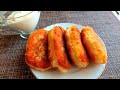 Вкусные и пышные. 👍  Пирожки на кефире с печенью и картофелем.