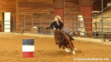 LB Smart Chic - running the barrels #2 - ValleyViewRanch.net
