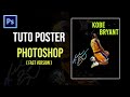 Tuto Poster Basketball Kobe Bryant Photoshop Easy (Fast Version)