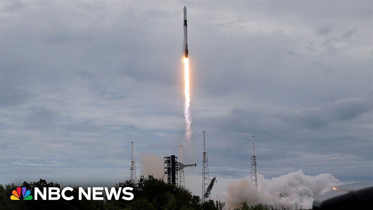 LIVE: SpaceX’s Dragon spacecraft docks at International Space Station | NBC NEWS