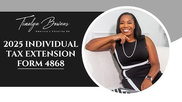 How to File a Tax Extension - Form 4868 (2024)