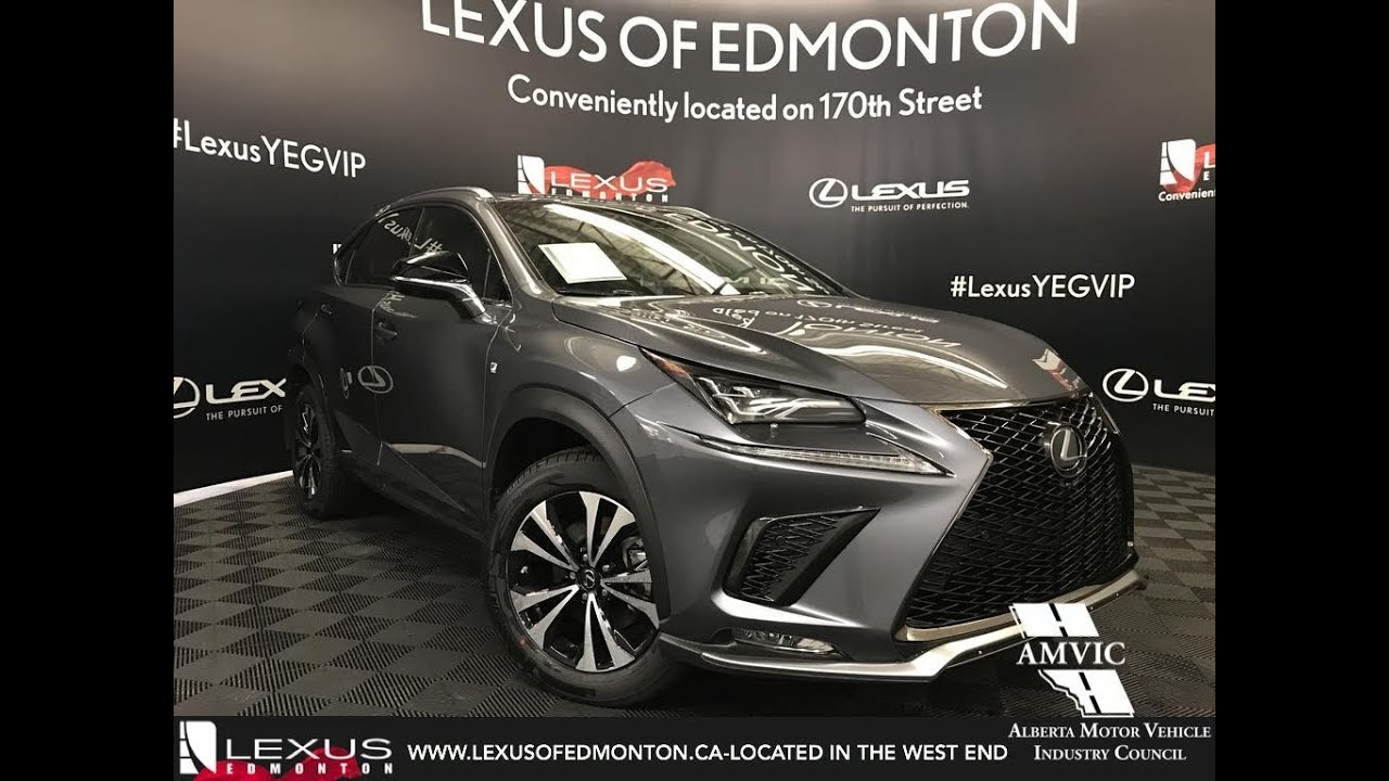 Gray 18 Lexus Nx 300 F Sport Series 3 Walkaround Review East Edmonton Alberta Youtube