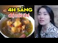 Chị gái xinh bất ngờ mời Bún Riêu nóng hổi nửa đêm tại chợ Long Biên #hnp