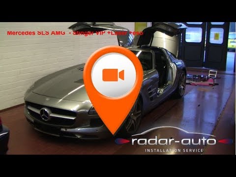 Installation Service Mercedes Sls Amg Radarwarner Radar Detector Detecteurs De Radar Youtube