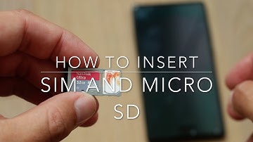 Doogee Mix - How to insert SIM and Micro SD