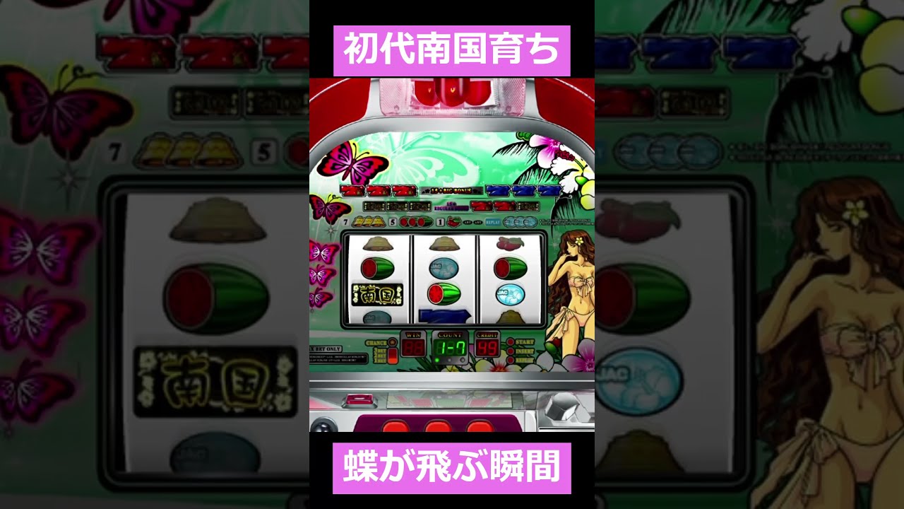 4号機】オリンピア 南国育ち-25 夏パネル 中古パチスロ実機 [4ch