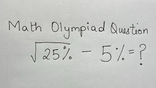 Spain | You should be able to solve it | Math Olympiad Question