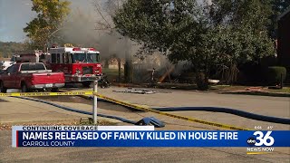 Names of deadly house fire victims released