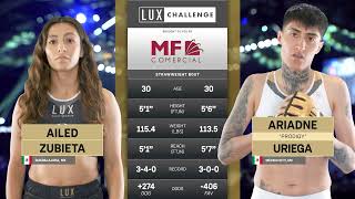 Ailed Zubieta vence por sumision a Ariadne Prodigy Uriega LUX 055 Guadalajara